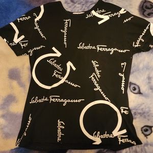 New Men's Salvatore Ferragamo T - Shirt